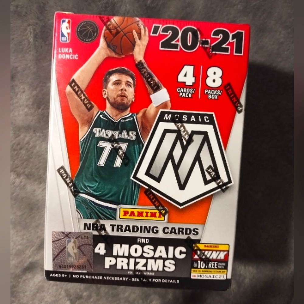 BRAND NEW Box Of NBA Basketball Trading Cards 20-21 Season Panini MOSAIC PRIZMS